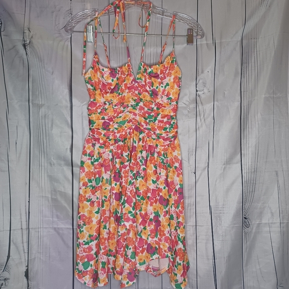 Princess Polly Barrett Floral mini Halter Dress NWT - Picture 1 of 13